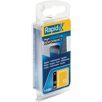RAPID Lot de 1100 agrafes fil fin  13, 10 mm