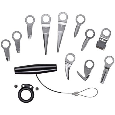 FEIN Lot de 12 accessoires pour vitrage automobile Cargo  63903167320