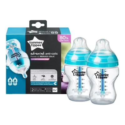 TOMMEE TIPPEE LOT DE 2 BIBERONS 260 ML ANTI COLIQUE