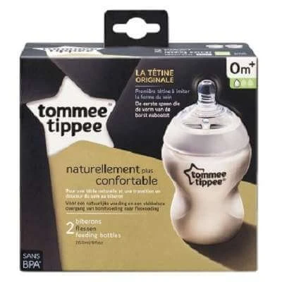 TOMMEE TIPPEE Lot de 2 biberons closer to nature 260ml -  