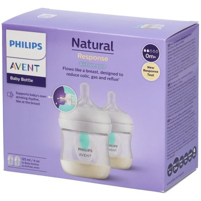 AVENT Lot De 2 Biberons Natural 3.0 125 Ml - Philips 