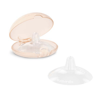 SUAVINEX Lot de 2 bouts de sein en silicone (taille M) 