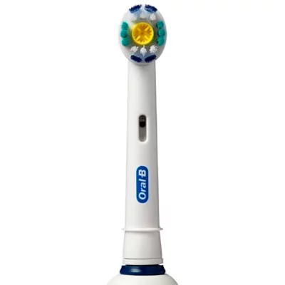 ORAL B Lot de 2 brosses 3d white, t&ecirc;tes de rechange pour brosse &agrave; dents &eacute;lectrique, oral-b, eb18, , blanc