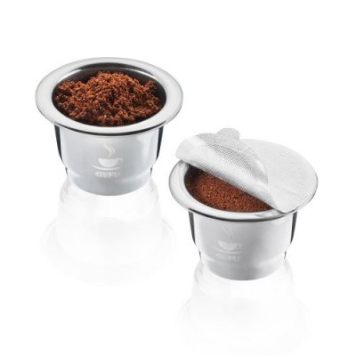GEFU Lot de 2 Capsules suppl&eacute;mentaires inox pour Set de capsules CONSCIO