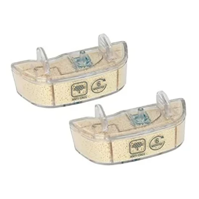 ROWENTA Lot de 2 cartouches anti calcaire  Clean&Steam et Steam Power