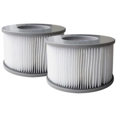 MSPA Lot de 2 cartouches filtrantes avec filet pour spa gonflable 