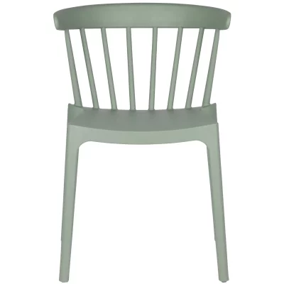 Lot de 2 chaises de jardin 52x53x75 cm vert d'eau - BLIZ