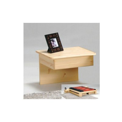 Lot de 2 chevets FUTON / Vernis Naturel