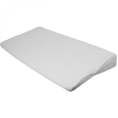  Lot de 2 draps housse 100% coton pour plan inclin&eacute; - 70 cm de large - Blanc -