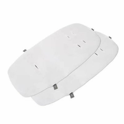 MAXI-COSI Lot De 2 Draps Housse Pour Transat 3 En 1 Alba Blanc - 