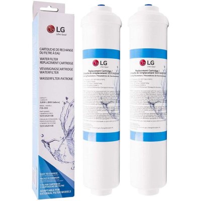 LG Lot de 2 filtres &agrave; eau externe pour r&eacute;frig&eacute;rateur am&eacute;ricain 