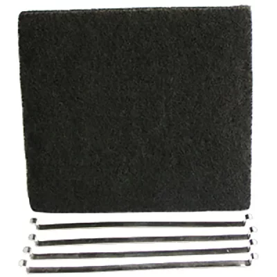 DE DIETRICH Lot de 2 filtres charbon (23,5x21cm) pour Hotte BRANDT, ,