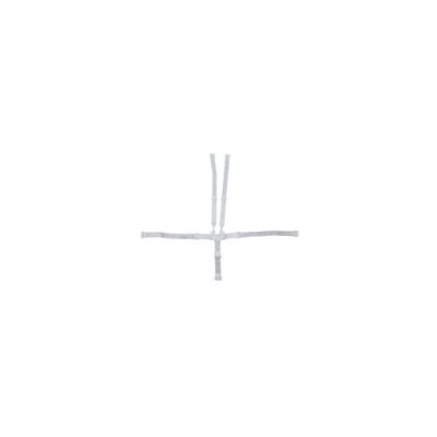 MONSIEUR BEBE Lot de 2 harnais de s&eacute;curit&eacute; 5 points blanc pour chaise haute enfant Ptit -
