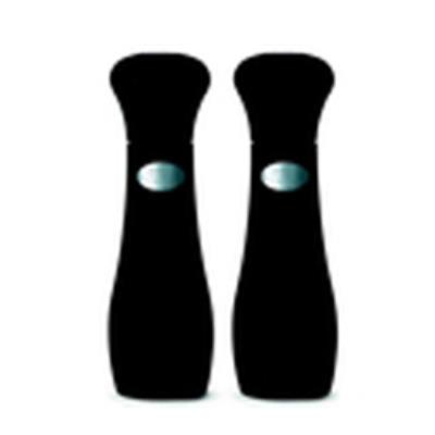 WEBER Lot de 2 moulins &agrave; poivre et sel 19 cm noirs  Style