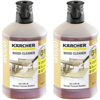 KäRCHER Lot de 2 nettoyants (1L) 3 en 1 pour Nettoyeur Haute Pression KARCHER 629575702