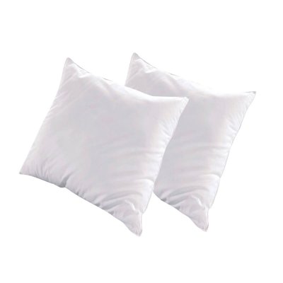 BELLECOUR Lot de 2 oreillers 60x60 Fibres creuses polyester
