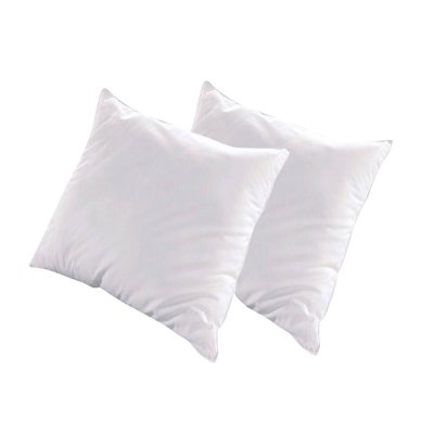 BELLECOUR Lot de 2 oreillers 65x65 Fibres creuses polyester