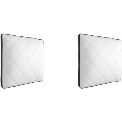 BULTEX Lot de 2 oreillers  sp&eacute;cial cervicales mousse m&eacute;moire 60x60