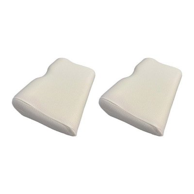 DODO Lot de 2 oreillers - maintien parfait t&ecirc;te - ind&eacute;formable - 35 x 52 cm - PERFECT POSITION