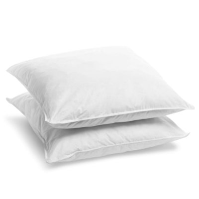 BLEU CALIN Lot de 2 oreillers m&eacute;moire de forme mixte 60x60cm Fabriqu&eacute; en France