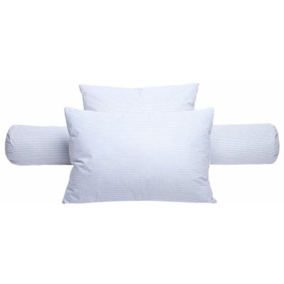1204 Lot de 2 oreillers plumes 60 x 60 cm ""dodo"" - blanc