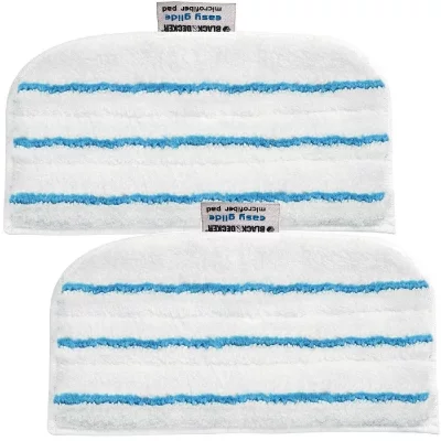 GENERIQUE Lot de 2 patins microfibre multi surfaces pour balais &agrave; vapeur black et decker