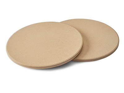 NAPOLEON Lot de 2 pierres &agrave; pizza &oslash; 24,5 cm  pour barbecue