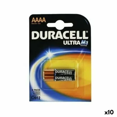 DURACELL Lot de 2 piles alcalines Ultra M3 quart (AAAA/MN2500)