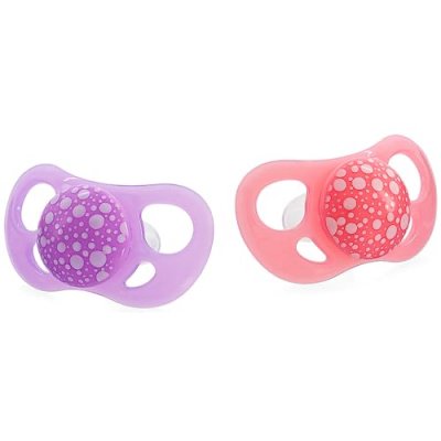 TWISTSHAKE Lot De 2 Sucette Orthodontique Violet Et Rose 6 Mois + De 