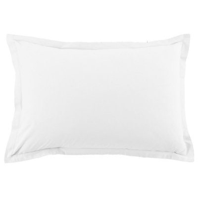 HOUSSE DE REVE Lot de 2 taies d'oreiller blanc 100% coton 57 fils/cm2 Blanc 63x63cm