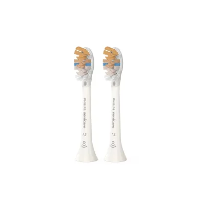 PHILIPS Lot de 2 T&ecirc;tes de brosse &agrave; dents standard  HX9092/10 Blanc 