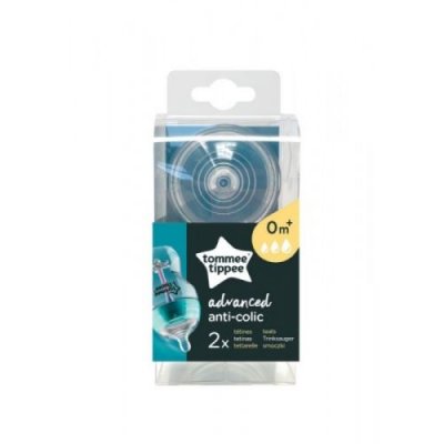 TOMMEE TIPPEE Lot de 2 t&eacute;tines anti-colique avanc&eacute; d&eacute;bit variable
