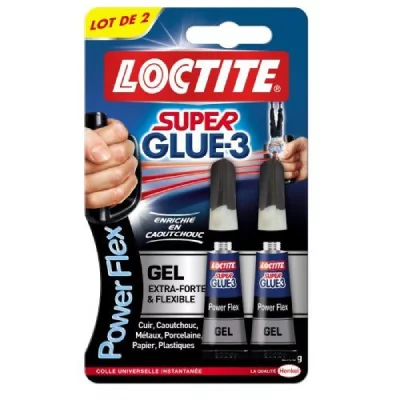 LOCTITE Lot de 2 tube de 3 g power flex 