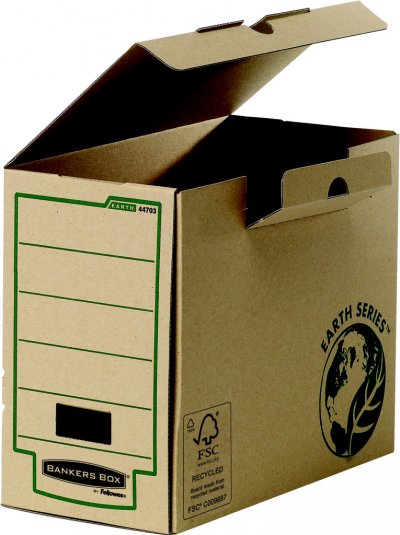 BANKERS BOX Lot de 20 Bo&icirc;tes d archives A4+ dos de 15 cm montage manuel Marron