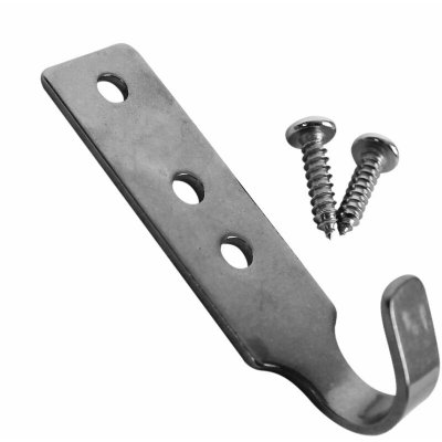 LINXOR Lot de 20 crochets inox + 40 vis pour piscine hors sol en bois
