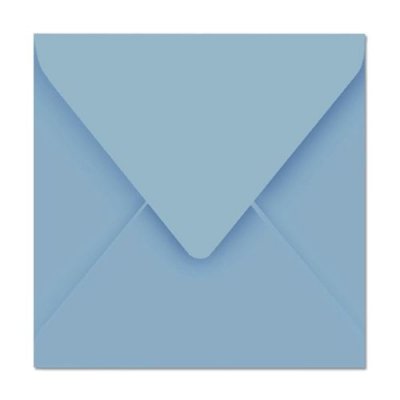 CLAIREFONTAINE Lot de 20 enveloppes 165 x 165 - POLLEN - 120g - Bleu lavande