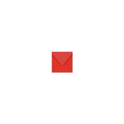 POLLEN BY CLAIREFONTAINE Lot de 20 enveloppes 165 x 165 - POLLEN - 120g - Rouge corail