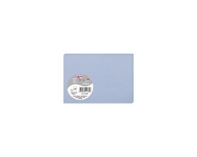 CLAIREFONTAINE Lot de 25 cartes 110 x 155 - POLLEN - 210g - Bleu lavande