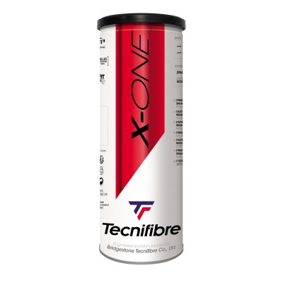 TECNIFIBRE Lot de 3 balles de tennis  X-one - green/red - TU