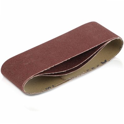 KREATOR Lot de 3 bandes abrasives 75 x 533 mm Grain 80