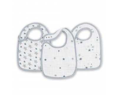 ADEN+ANAIS Lot de 3 bavoirs classiques twinkle - aden + anais