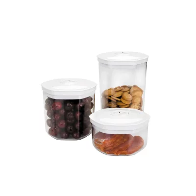 LACOR Lot de 3 boites pour machine conservation sous vide (0.7L, 1.4L ET 2L) 