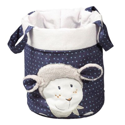 SAUTHON Lot De 3 Corbeilles Pani&egrave;res Gigogne Tissu Merlin -  D&eacute;co