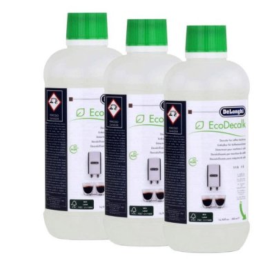 DELONGHI Lot de 3 - d&eacute;tartrant 500ml ecodecalk cafeti&egrave;re, expresso 5513291781 5513296041 , beko