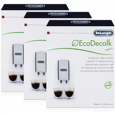 DELONGHI Lot de 3 d&eacute;tartrants  (6 x 100 ml) pour machines &agrave; caf&eacute;