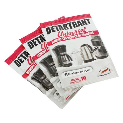 HOME EQUIPEMENT Lot de 3 d&eacute;tartrants en poudre pour petit &eacute;lectrom&eacute;nager type cafeti&egrave;re ref 01260