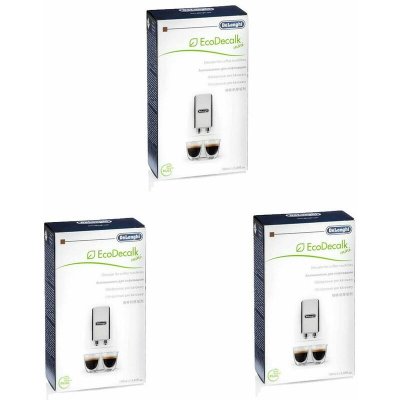 DELONGHI Lot de 3 EcoDecalk mini 100ml (5513295981) Cafeti&egrave;re, Expresso simac, 