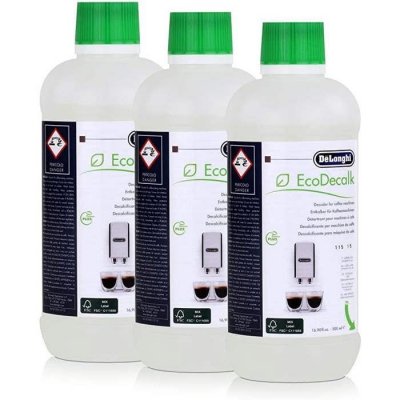 DELONGHI Lot de 3 flacons(3x500ml) Ecodecalk  pour machine &agrave; caf&eacute; 5513296041 5513296041*3
