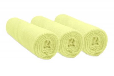 GENERIQUE Lot de 3 housses pour matelas &agrave; langer Couleur - Anis