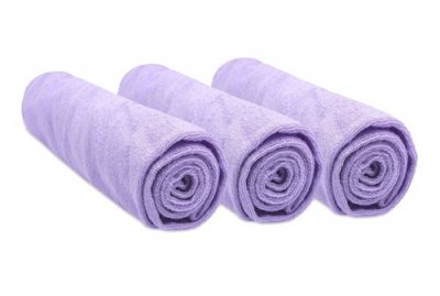 GENERIQUE Lot de 3 housses pour matelas &agrave; langer Couleur - Parme